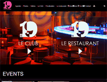 Tablet Screenshot of le19.fr